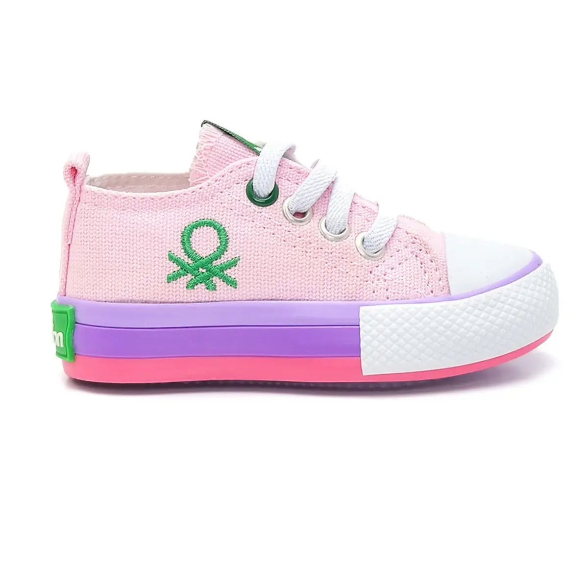 Benetton Ayakkabı Spor Suni Deri Pembe Benetton Ayakkabı Spor Suni Deri Pembe