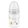Nuk FC Plus Silikon Emzikli PP Biberon 150 ml Beyaz