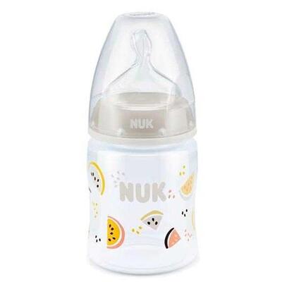 Nuk FC Plus Silikon Emzikli PP Biberon 150 ml Beyaz