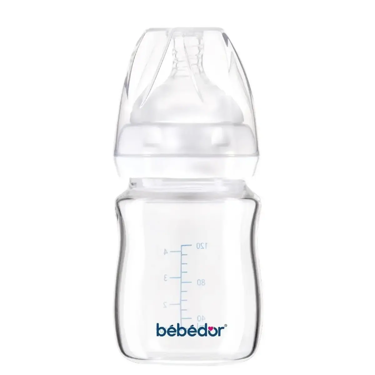 Bebedor Isıya Dirençli Cam Biberon 120 ml