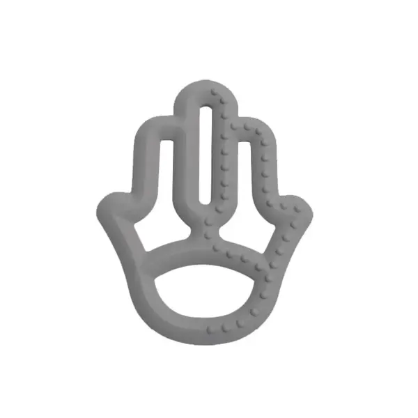 OiOi Annenin Eli Diş Kaşıyıcı 3+ Ay Powder Grey