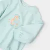 Bibaby Organik Sweatshirt Save The Seahorse Bej - Mint