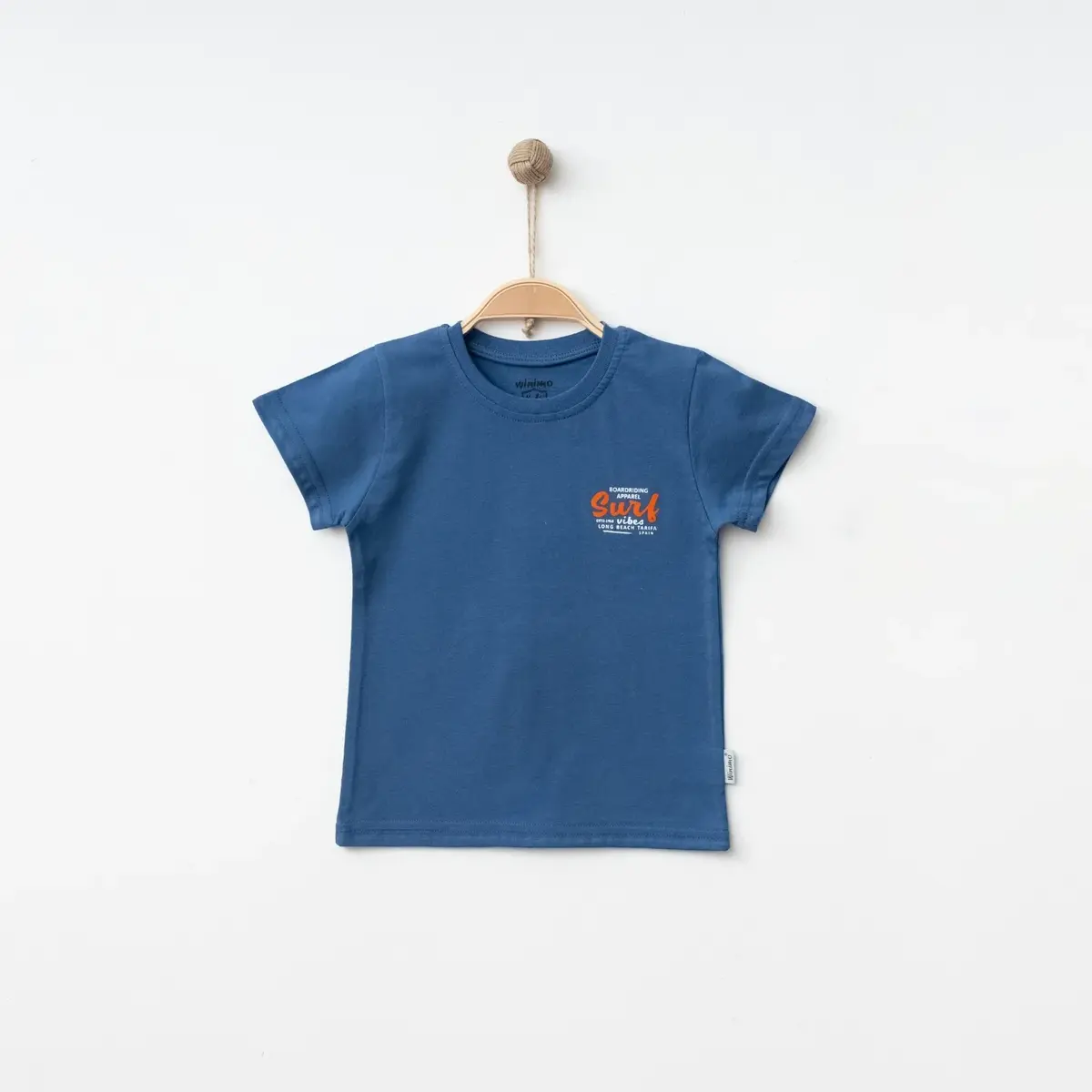 Winimo T-Shirt Surf Baskılı İndigo Winimo T-Shirt Surf Baskılı İndigo