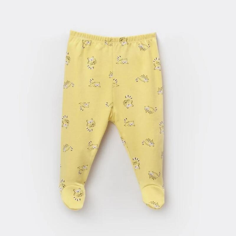 Bibaby Organik Pantolon Patikli Baby Racoon Lemon Grass