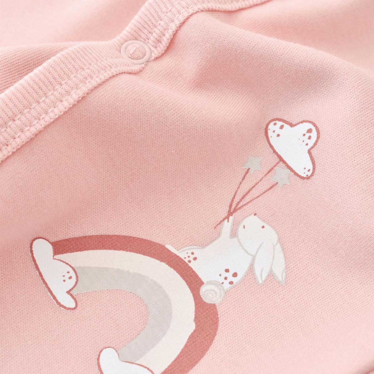 Bibaby Organik Yelek Live Color Rabbit Somon