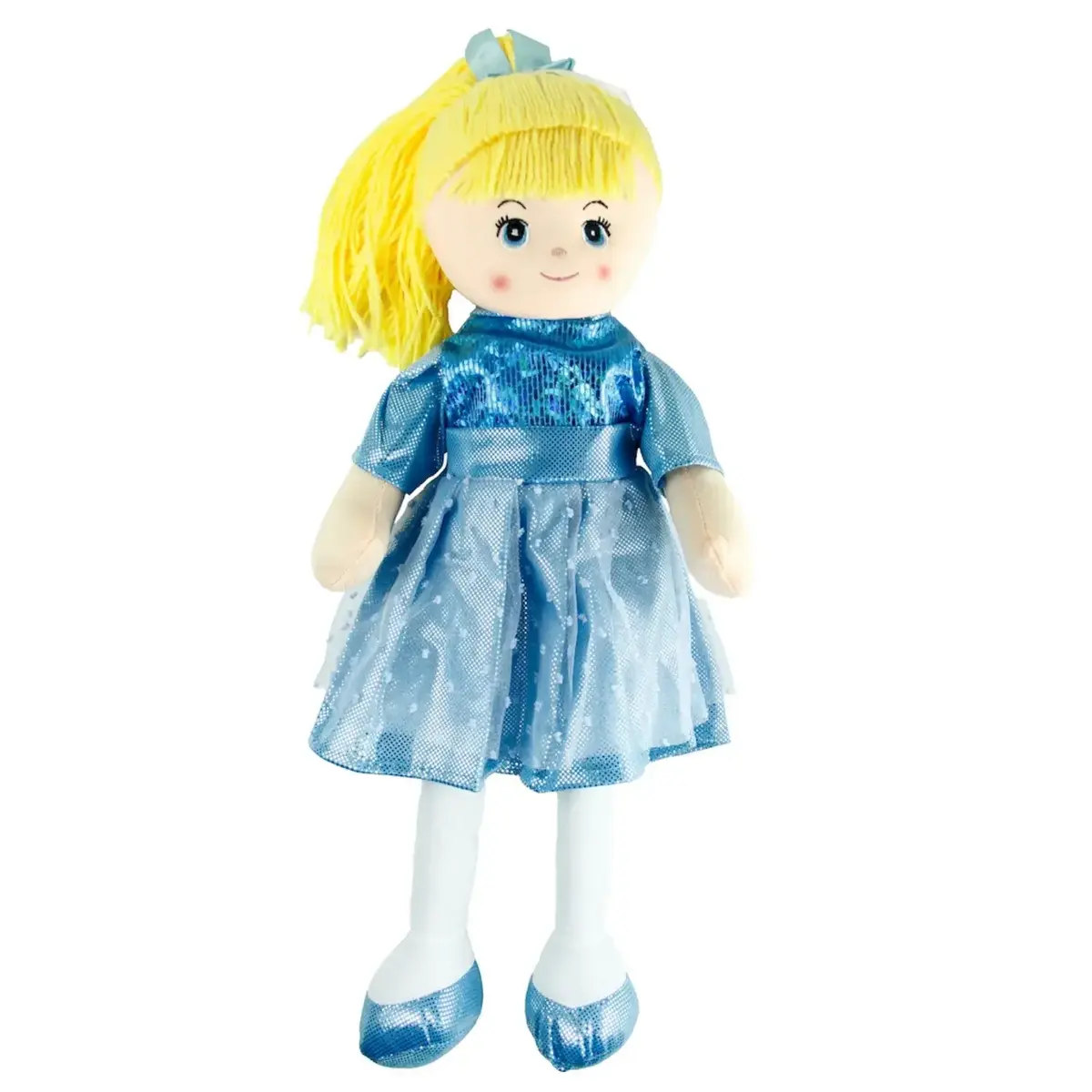 Vardem Parlak Elbiseli Bez Bebek 50 cm 