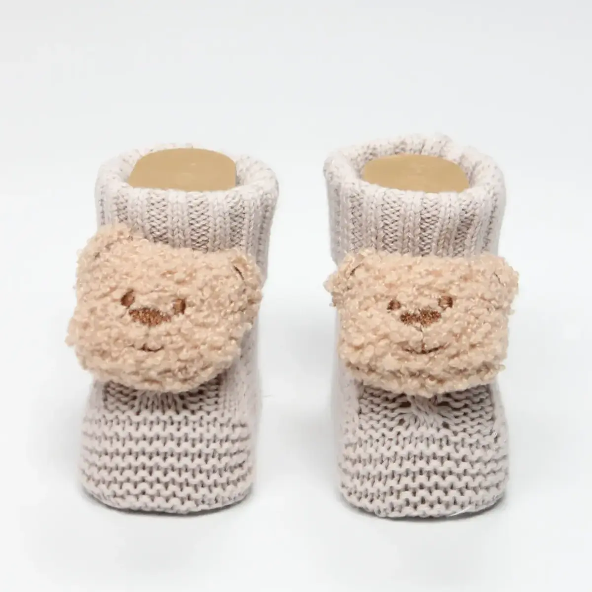 Bistyle Patik Triko Seperatörlü Aksesuarlı Bej