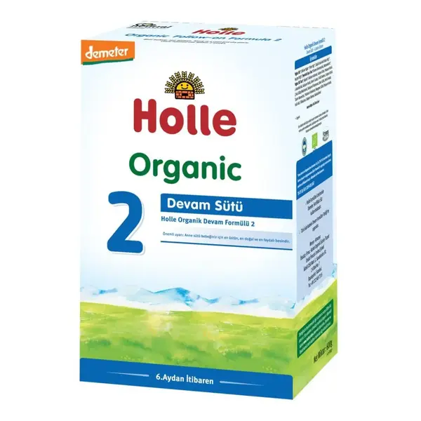 Holle 2 Organik Devam Sütü 600 Gr