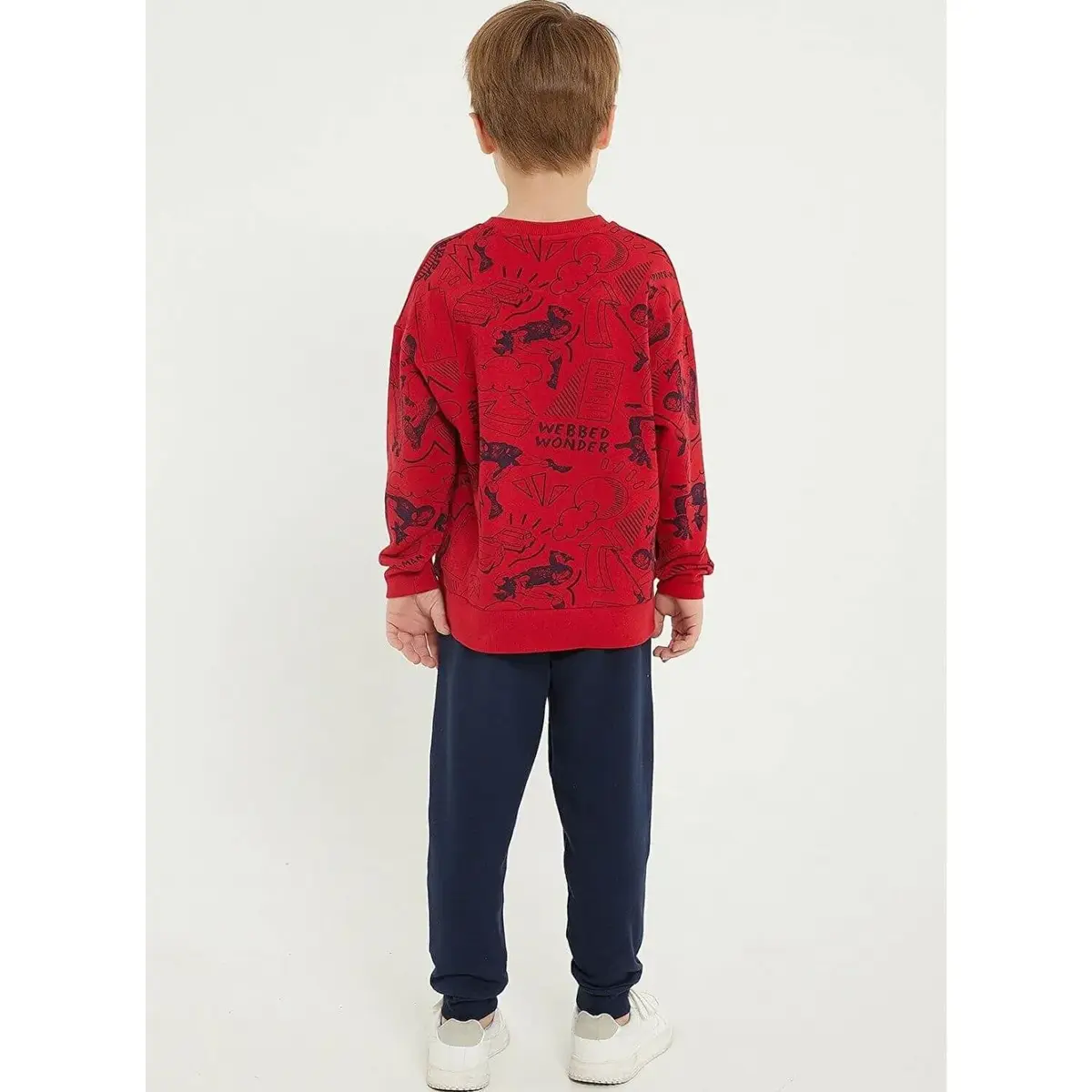 Spider Man Eşofman Takımı Kırmızı