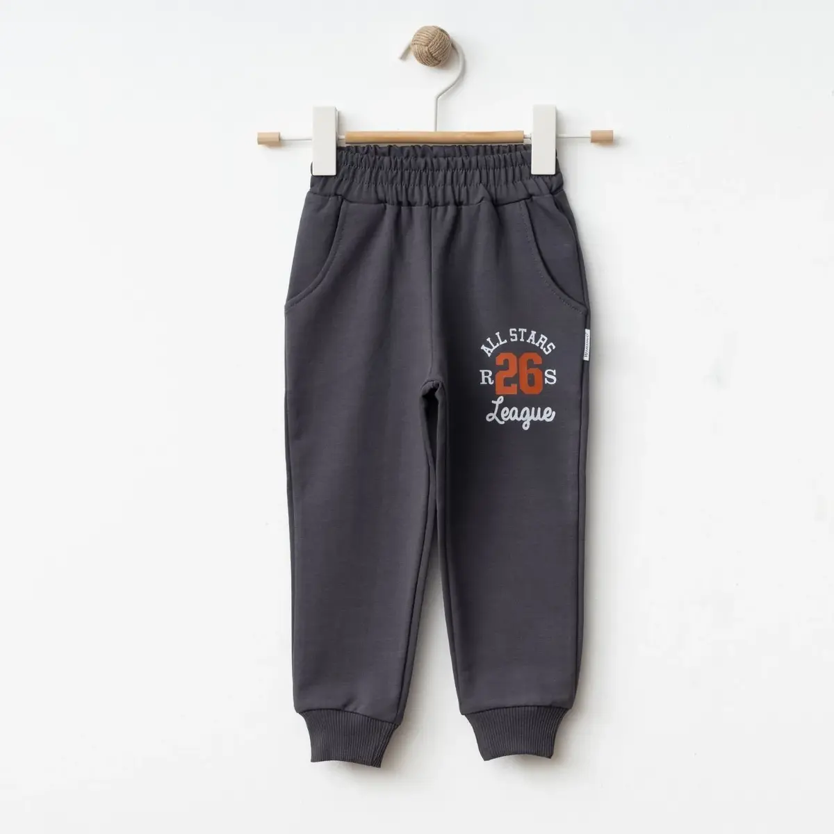 Winimo Çocuk Eşofman Altı Stars 26 Baskılı Füme Winimo Çocuk Eşofman Altı Stars 26 Baskılı Füme