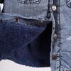 Overdo Gömlek Kot Welsoft Arkası Baskılı Mavi Denim
