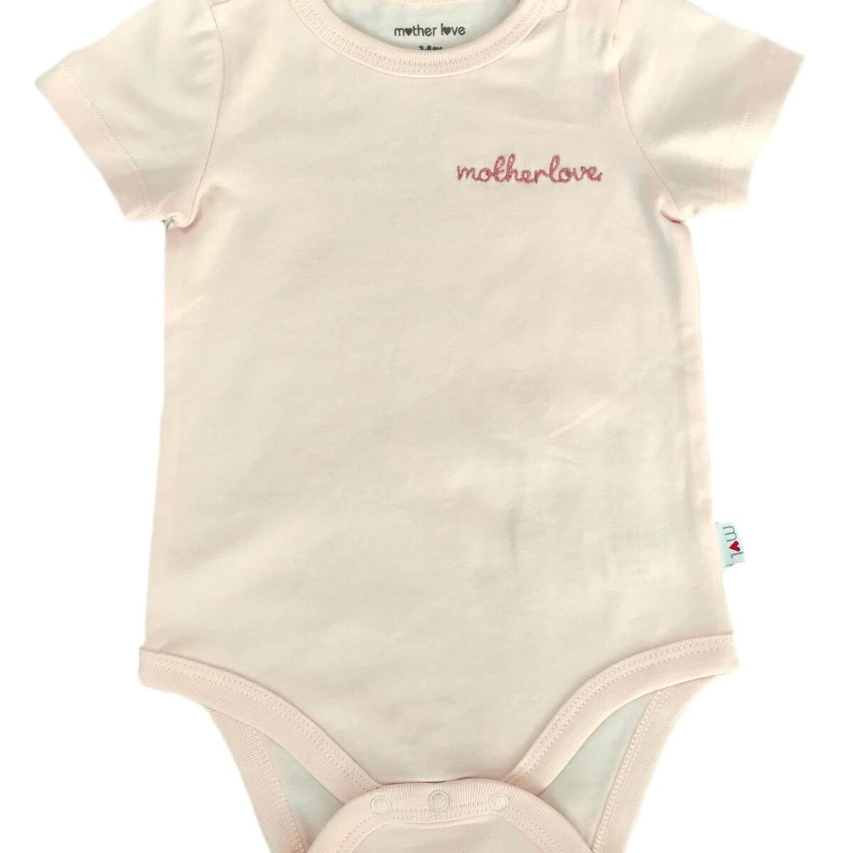 Mother Love Body Kısa Kol Basic Pembe