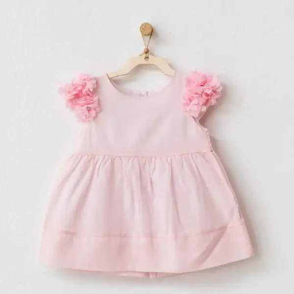 Andy Wawa Elbise Happy Days Pembe