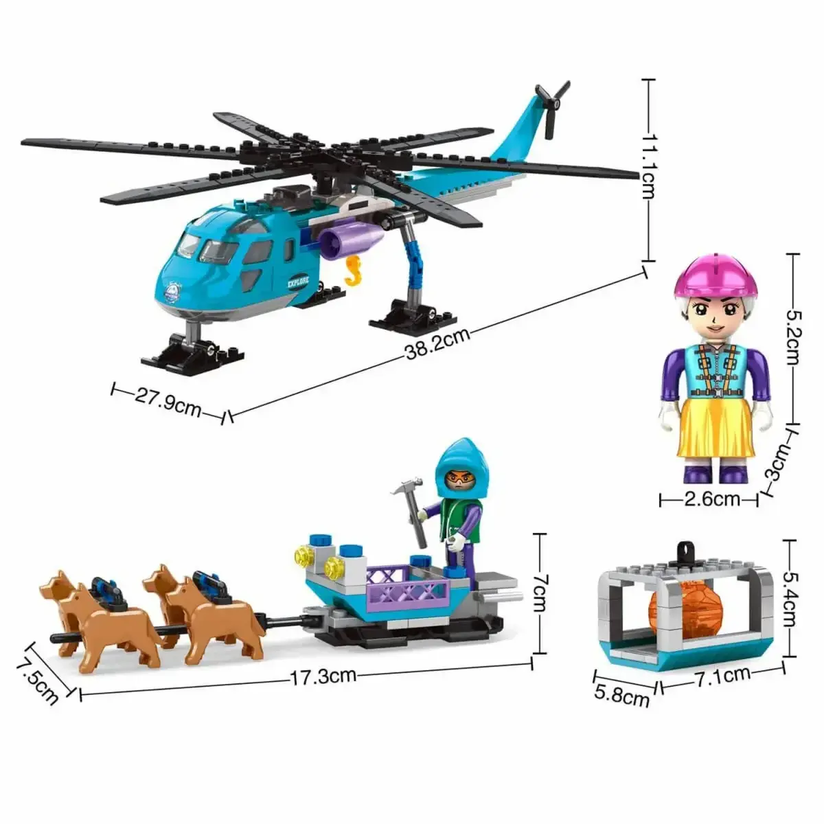 BLX Glacier Keşif Helikopteri ve Kızak 29513