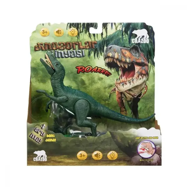 Sesli ve Işıklı Dinozor