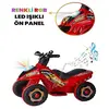 Akülü Atv Müzikli ve Led Işıklı 6V Safari Kırmızı