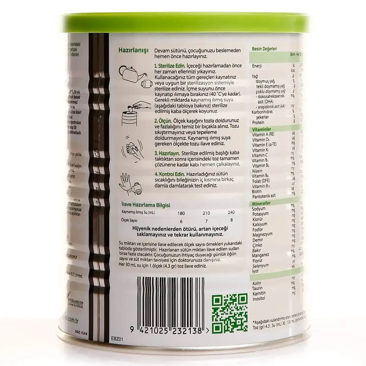 Golden Goat 3 Keçi Devam Sütü 400 gr