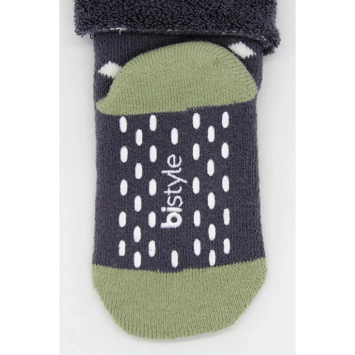 Bistyle Çorap Soket Havlu 2li Kaymaz Point Boy Antrasit