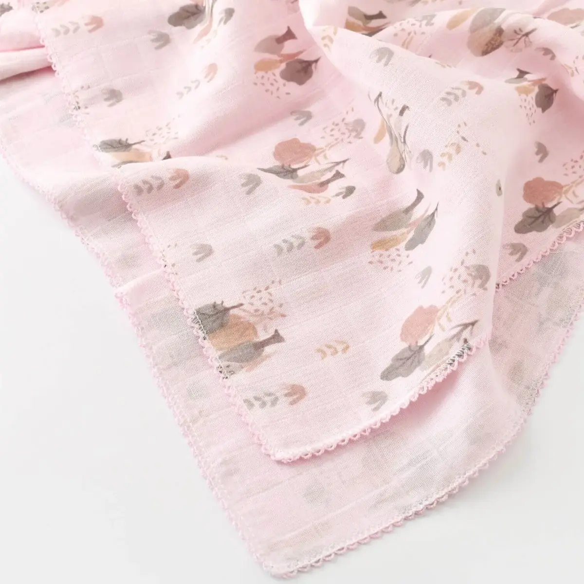 Bibaby Battaniye Müslin Tree Pembe