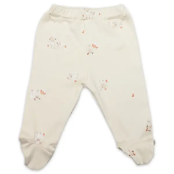 Bistyle Pantolon Patikli Fluffy And Lovely Bej - Somon - Ekru