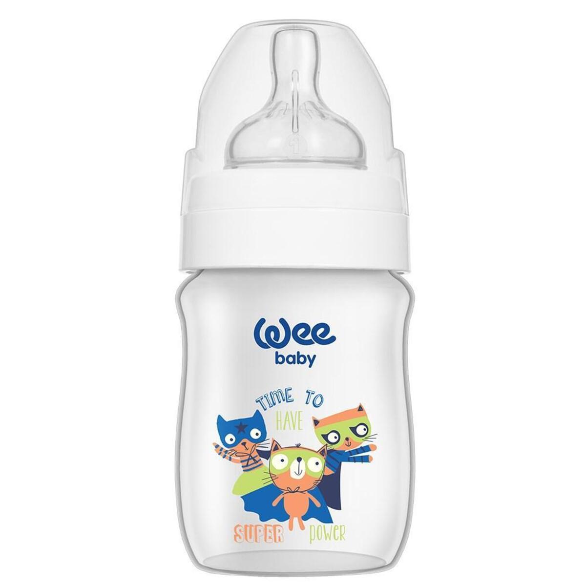 Wee Baby Klasik Plus Geniş Ağızlı PP Biberon 125 ml
