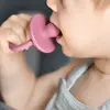 Oioi Gummy Silikon Diş Kaşıyıcı 3+ Ay Velvet Rose