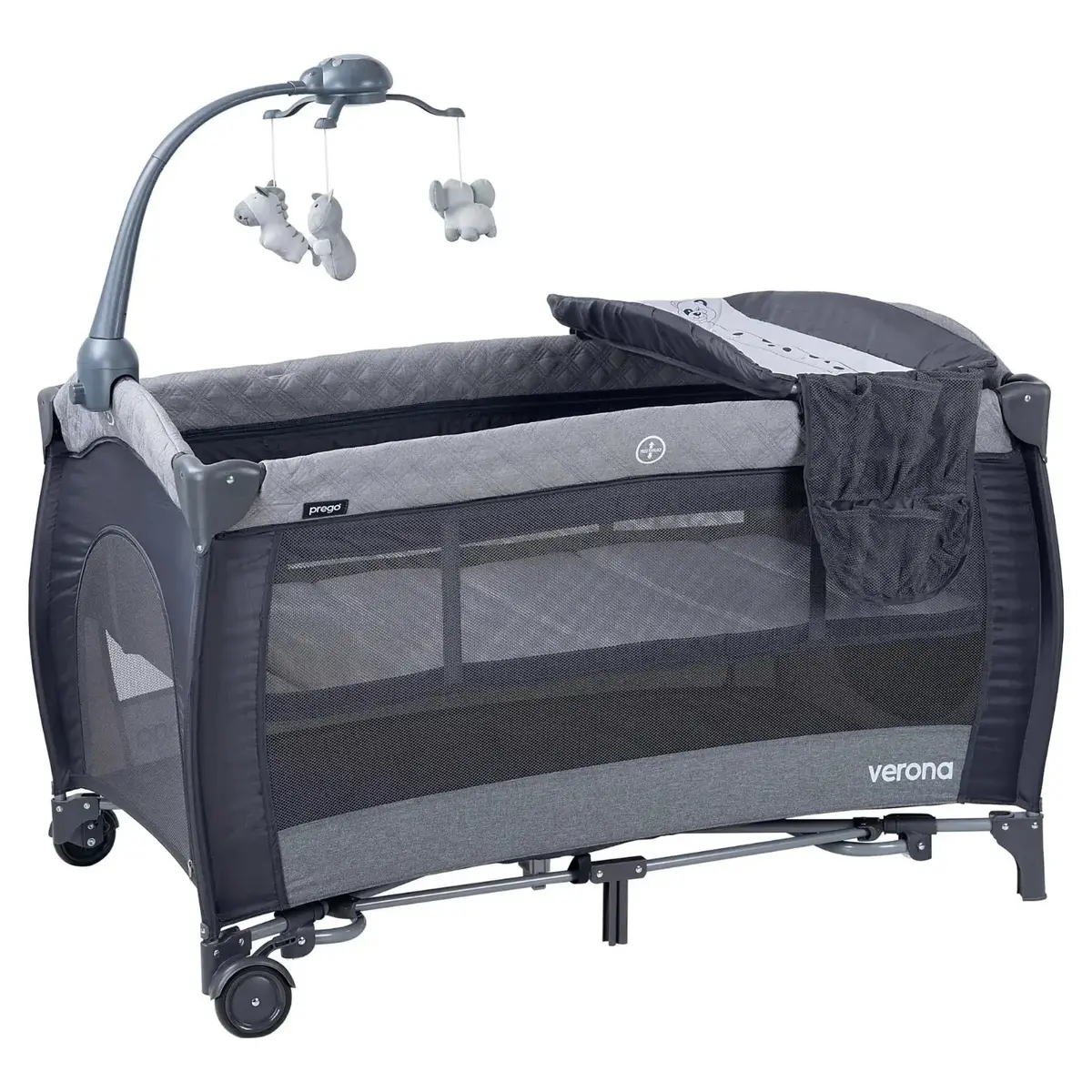 Prego 8065 Verona Oyun Parkı 70x120 cm Gri