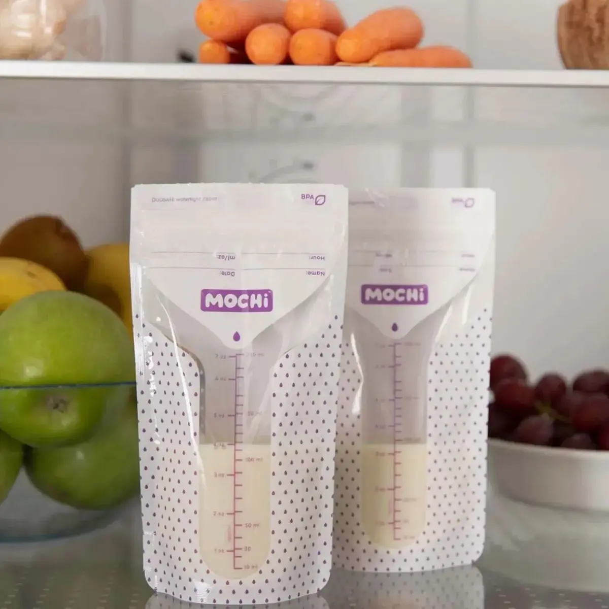 Mochi Manuel Göğüs Pompası+ Süt Saklama Poşeti 50li