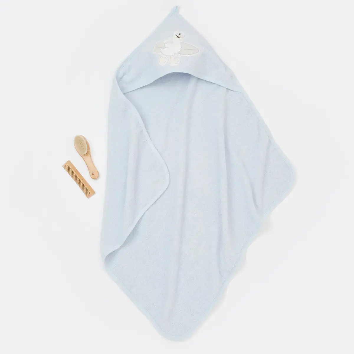 Bibaby Havlu Surfer Duck Mavi