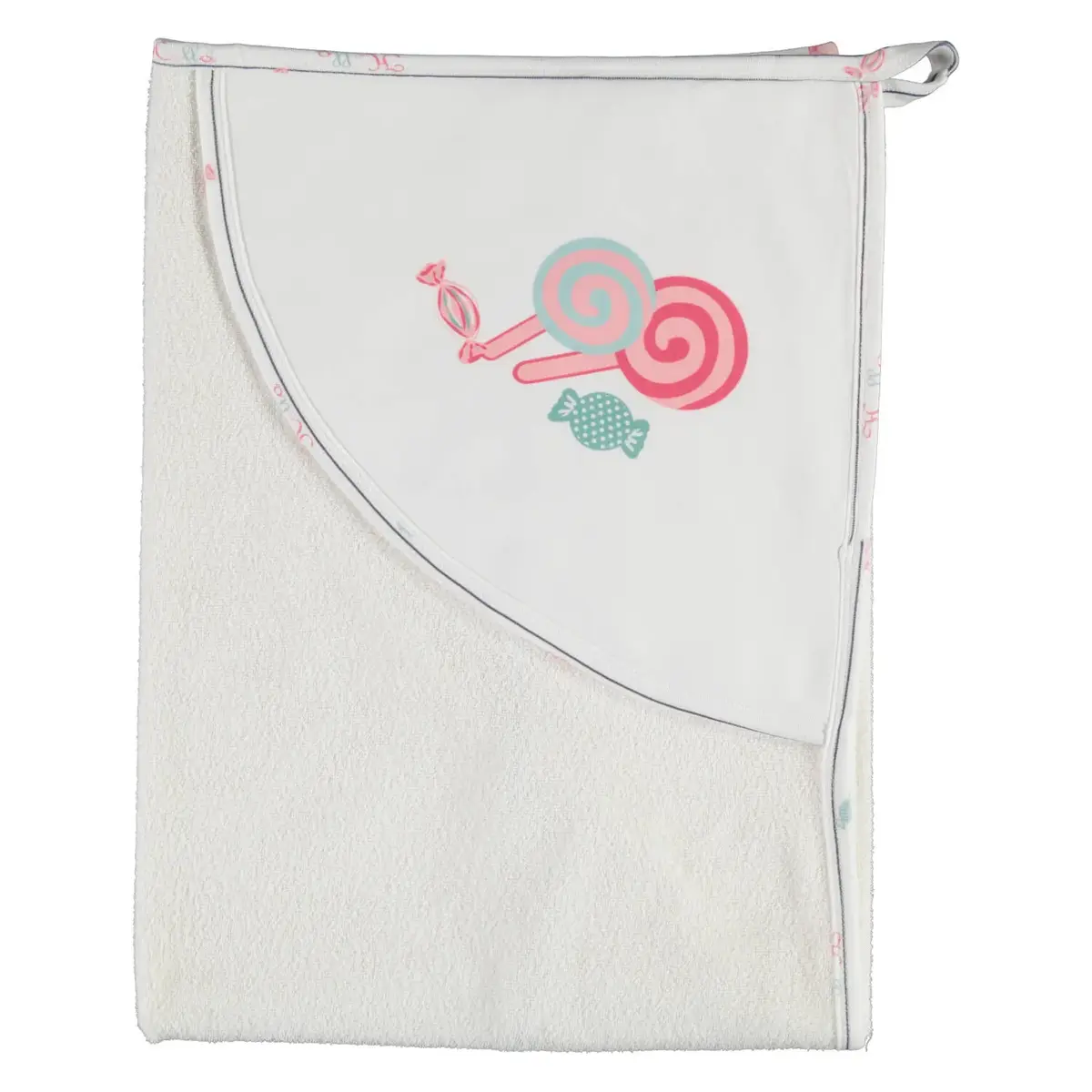 Bibaby Havlu Sweet Life Pembe - Lacivert