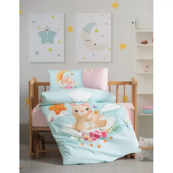 Cottonbox Bebek Nevresim Takımı Sleeper Mint