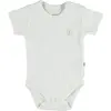 Bibaby Organik Body Kısa Kol Basic Nature Ekru