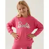 Barbie Sweatshirt Açık Fuşya