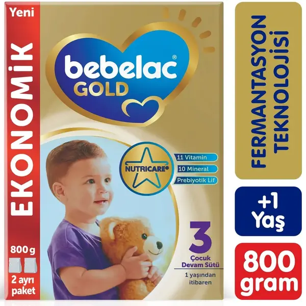Bebelac Gold 3 Devam Sütü 800 gr