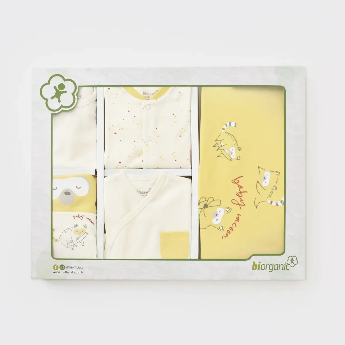 Bibaby Organik Hastane Çıkışı 10lu Baby Racoon Lemon Grass Vanilla Ice