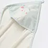 Bibaby Organik Bornoz Takımı Pretty Ears Bunny Mint - Ekru