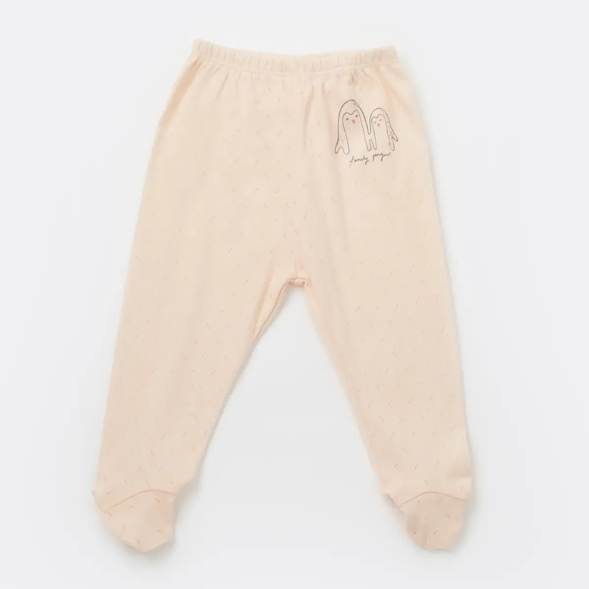 Bibaby Pantolon Patikli Family Penguins Somon