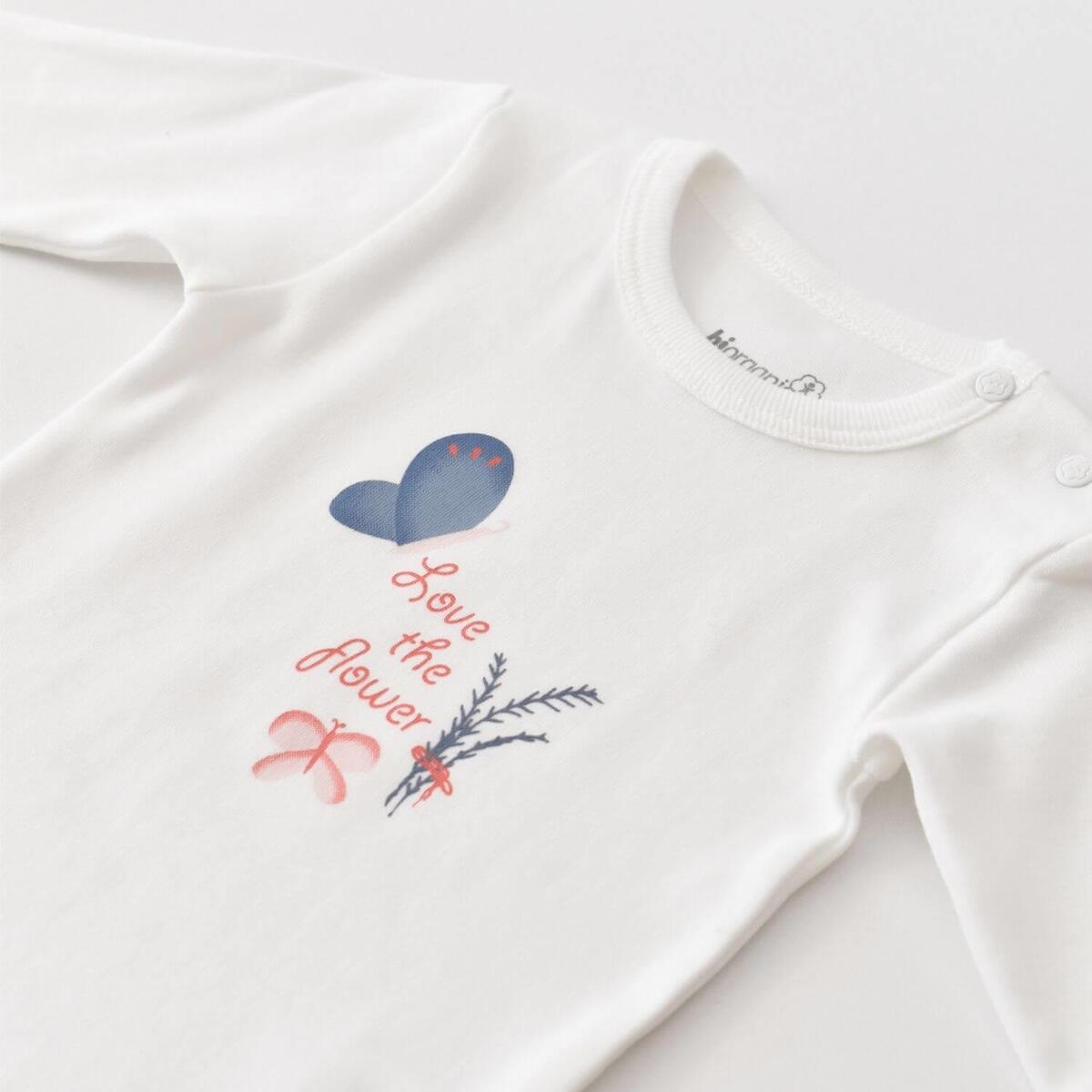 Bibaby Organik Tulum Takımı Tüllü Wild Flowers Spring Blue