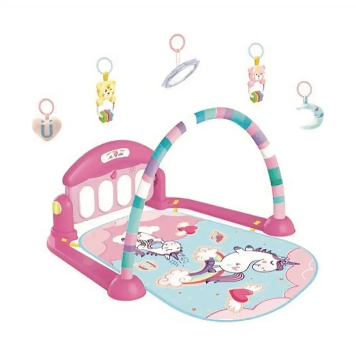 Babycim Unicorn Piyanolu Oyun Halısı