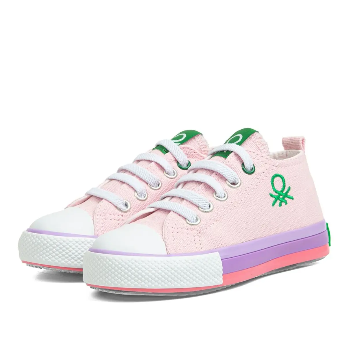 Benetton Ayakkabı Spor Patik Suni Deri Pembe Benetton Ayakkabı Spor Patik Suni Deri Pembe