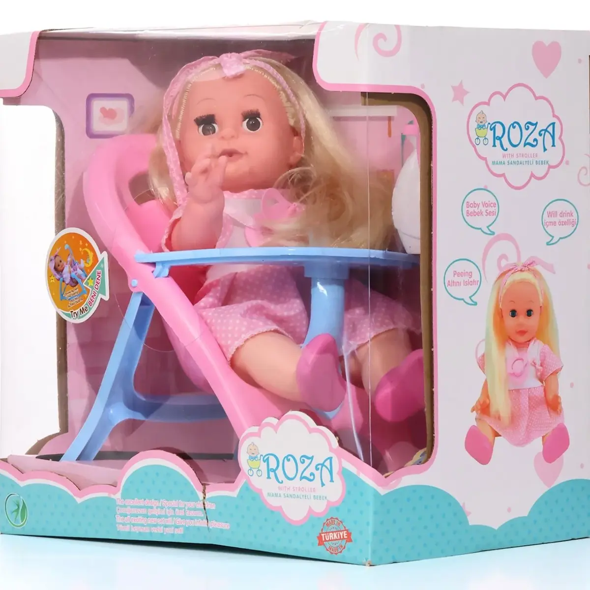 Roza Altını Islatan Bebek Mama Seti
