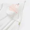 Bibaby Organik Havlu Örme Lovely Flamingo Ekru - Pembe