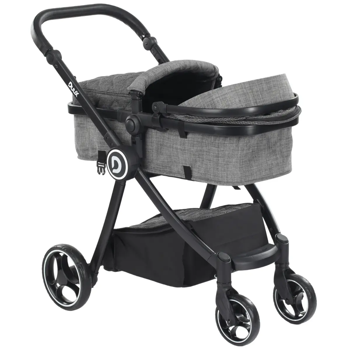 Duux Gator Travel Sistem Bebek Arabası Black