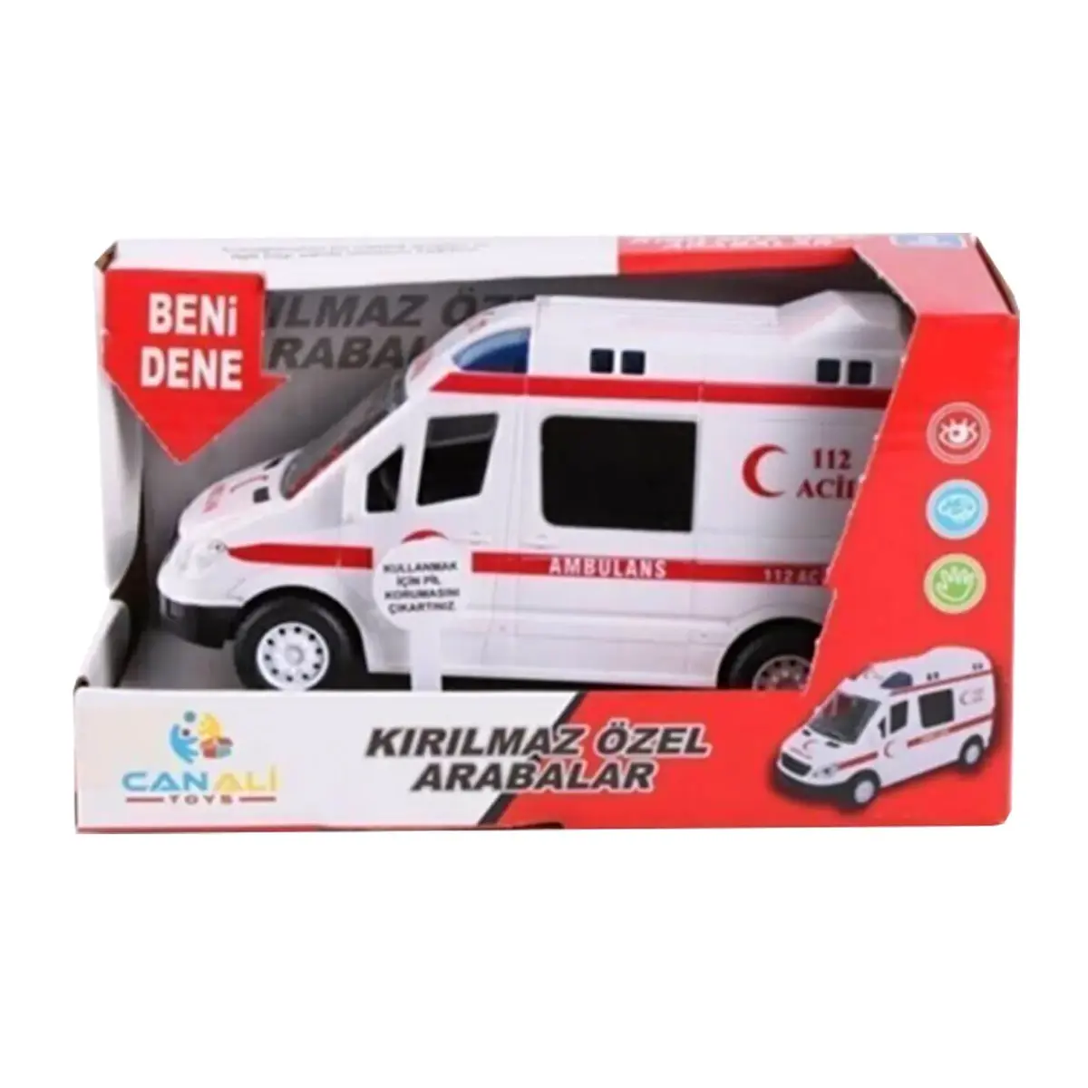 Kırılmaz Ambulans Pilli Sesli