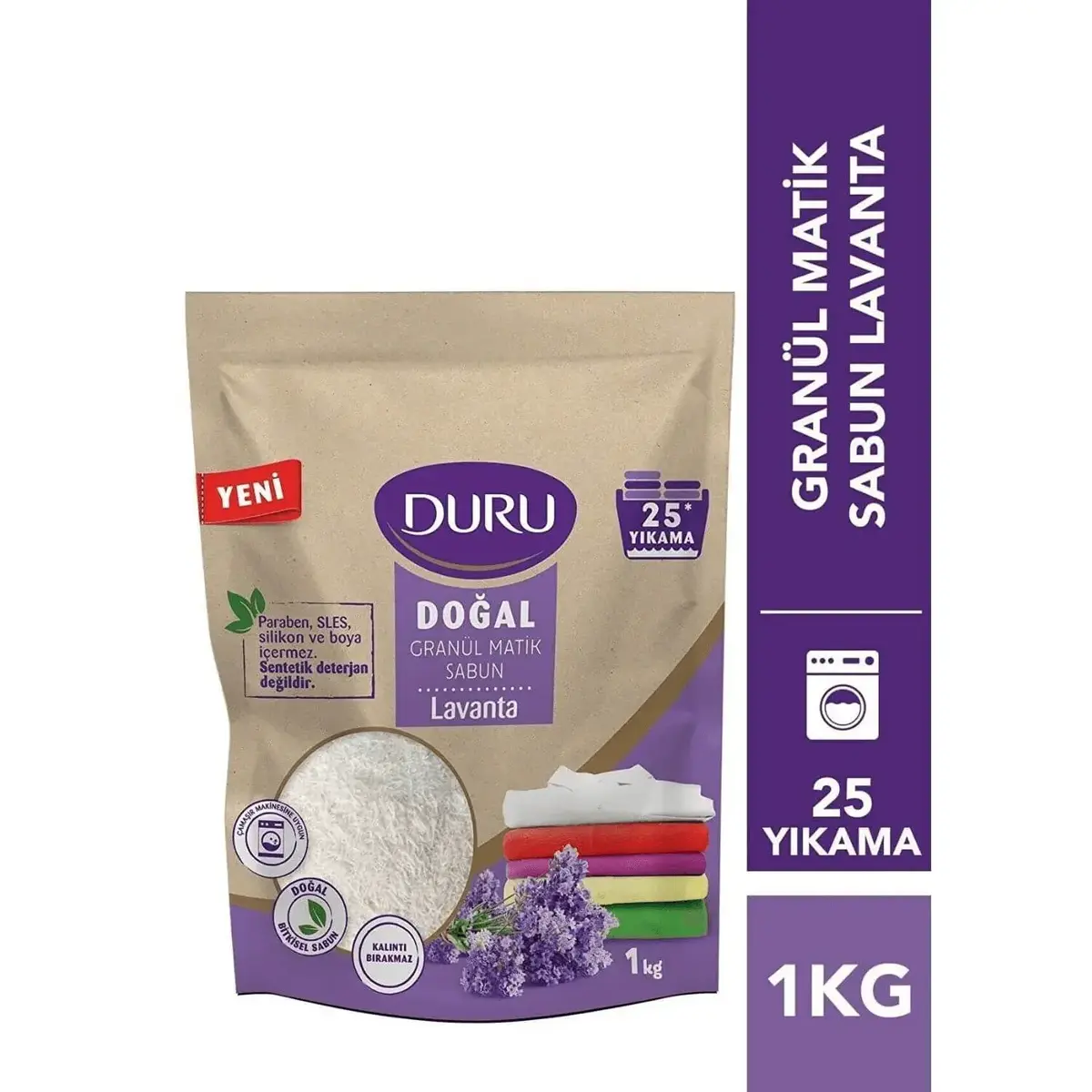 Duru Doğal Granül Matik Sabun Lavanta 1000 gr x 3 Adet