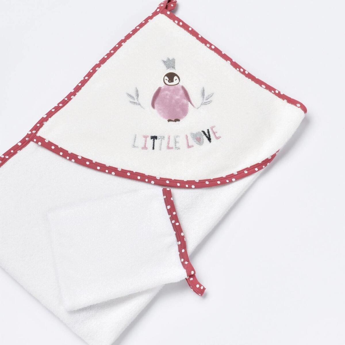 Bibaby Organik Havlu Little Love Rose Dry