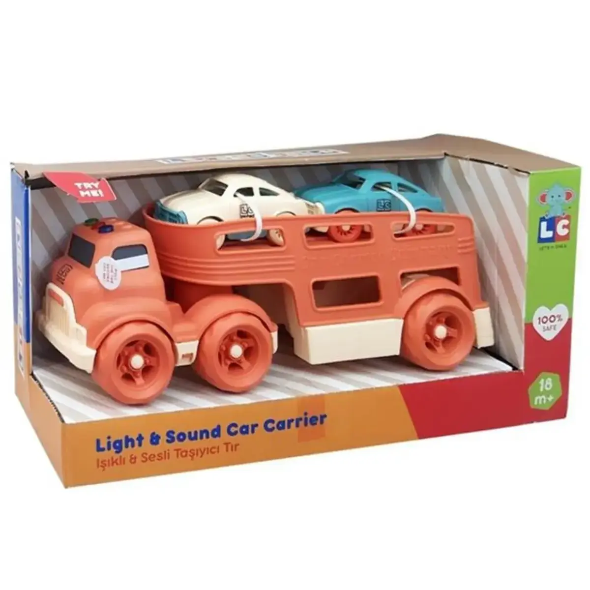 LC Işıklı ve Sesli Taşıyıcı Tır 3 Parça