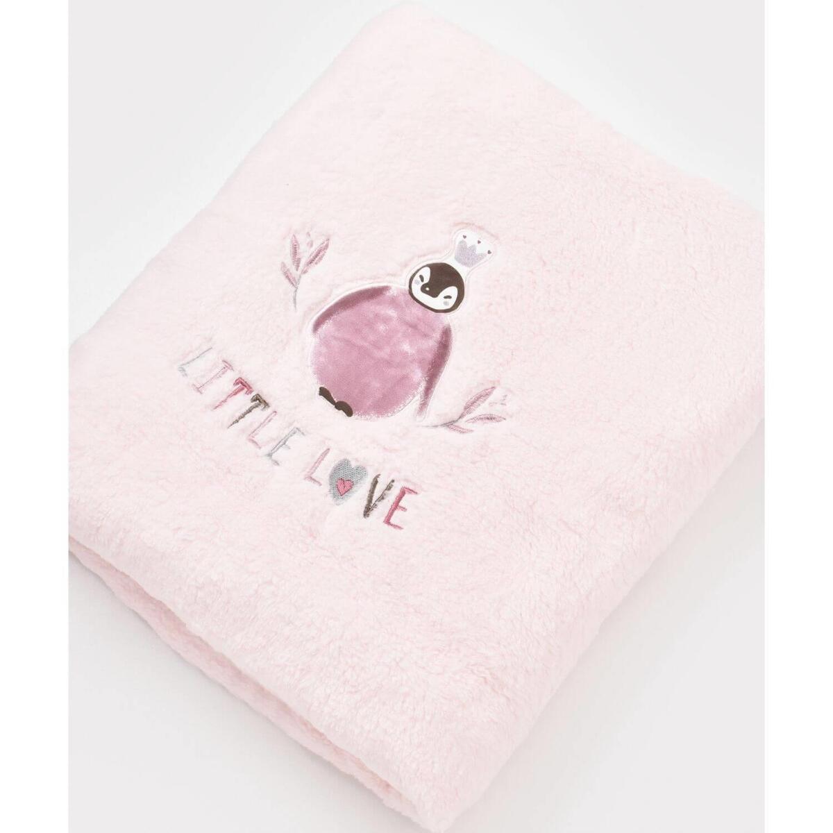 Bibaby Battaniye Welsoft Pink Love Pembe