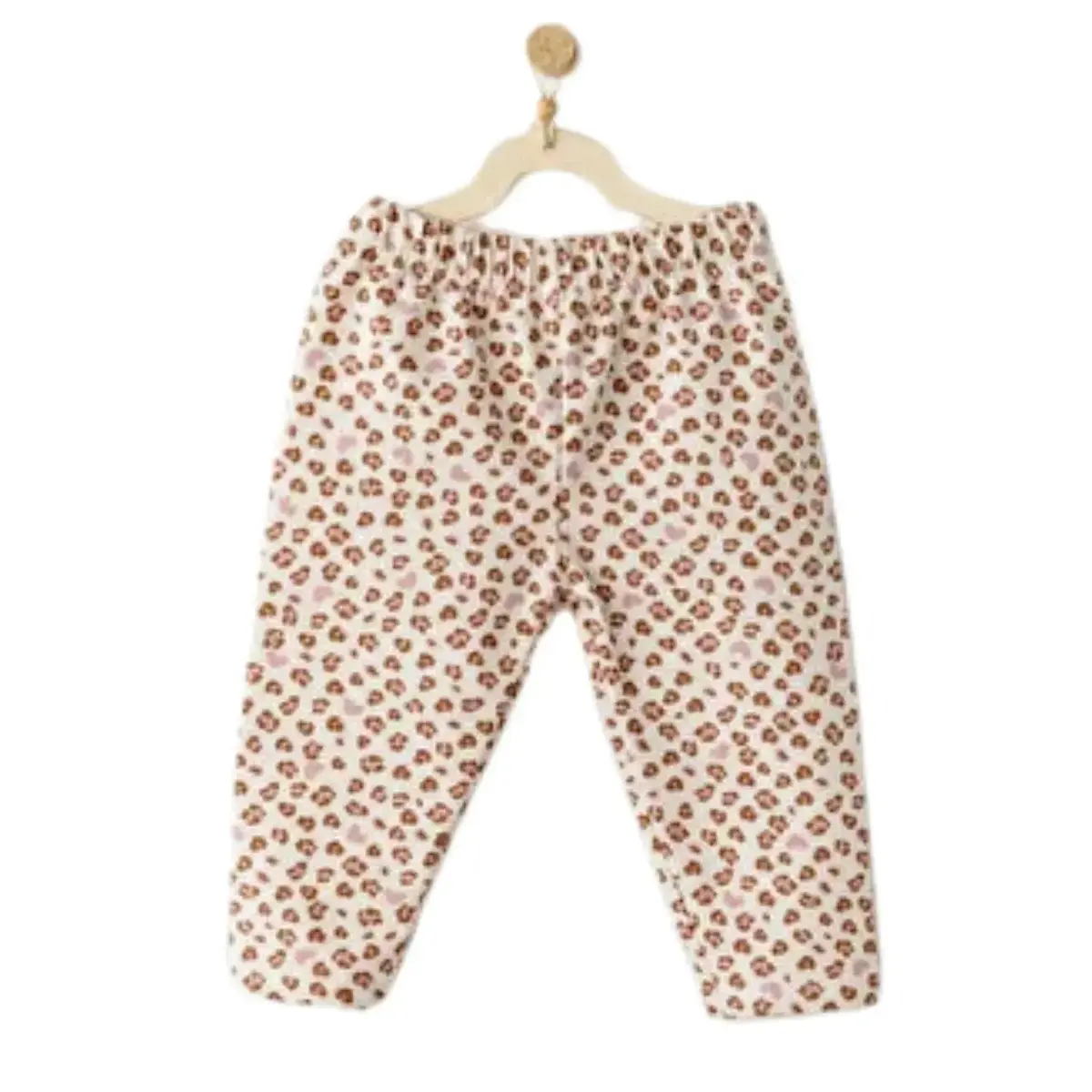 Andy Wawa 3lü Takım Little Leopard Ekru