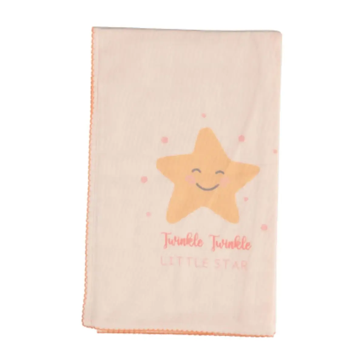 Bibaby Müslin Battaniye Smile Star Somon